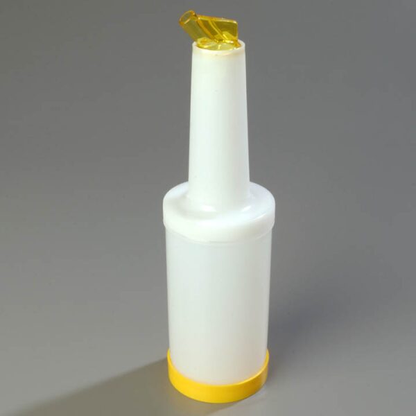 Fles 0,95 liter met schenktuit geel Store&pour | HOFI Totaal | 517987