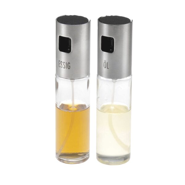Olie-en azijn spray set 2-delig glas/rvs | HOFI Totaal | 522696