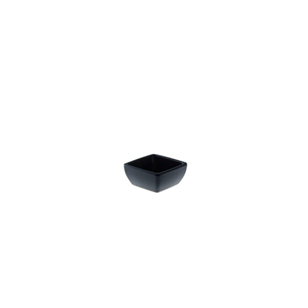 Schaal 6 x 6 cm vierkant zwart Melamine Truyts | HOFI Totaal | 523684