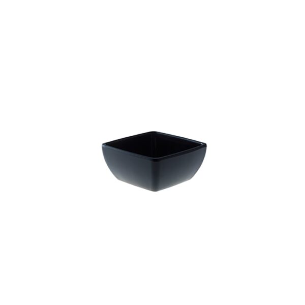 Schaal 10 cm vierkant zwart Melamine 24 cl Truyts | HOFI Totaal | 523702