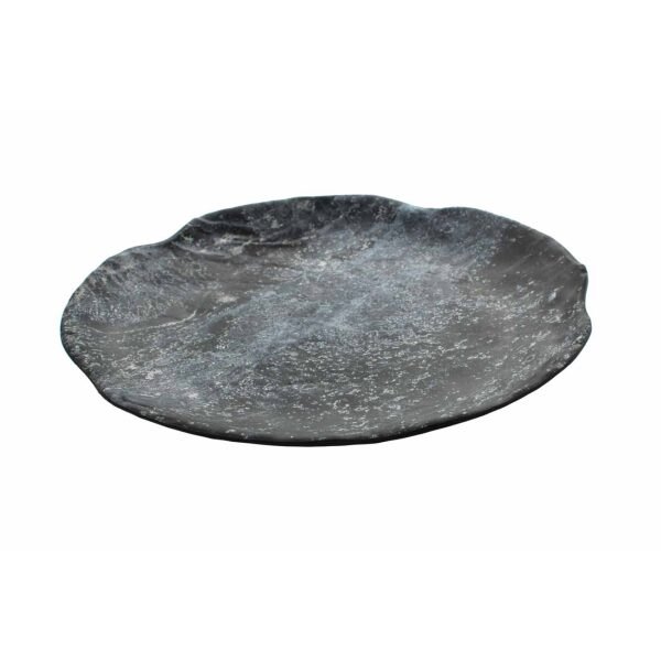 Endure Bord 25,5 cm marmer/zwart Melamine | HOFI Totaal | 529765