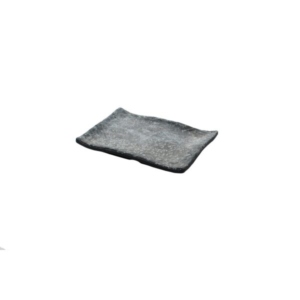 Endure Schaal 13,5x10 cm rechthoekig marmer/zwart Melamine Cheforward | HOFI Totaal | 529792