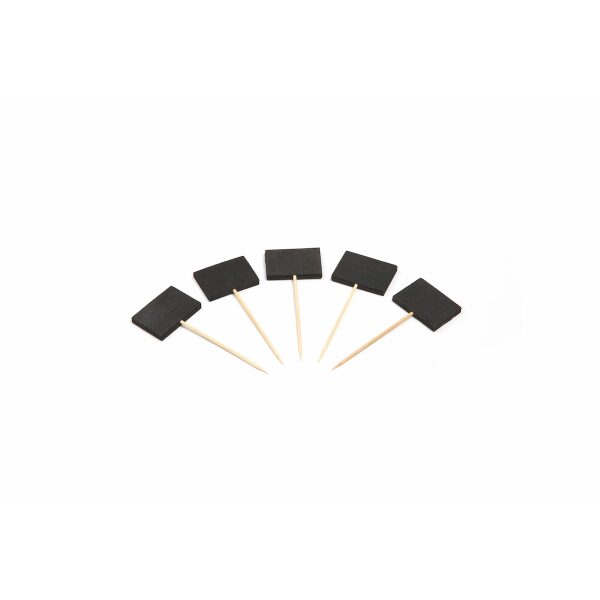 Prikker met zwart krijtbordje 35 x 25 / 90 mm | HOFI Totaal | 31120