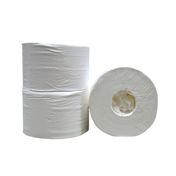 Toiletpapier Zonder Koker Jumbo Mini cellulose 2 laags 12 x 180 mtr | HOFI Totaal | 455 1