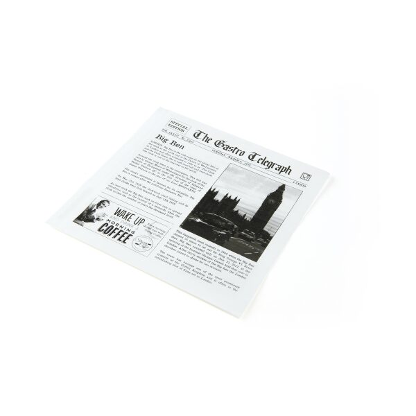 Vetdicht papieren zakje News Paper 2 open zijdes 170 x 170mm | HOFI Totaal | 53022