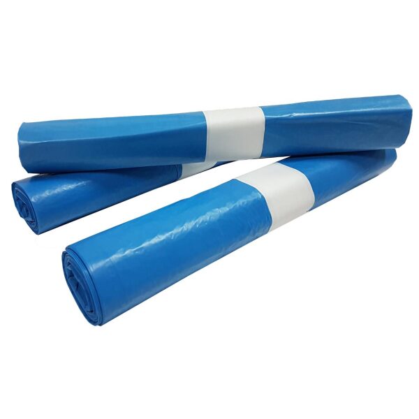 Afvalzakken HDPE blauw t25my | HOFI Totaal | 7011025