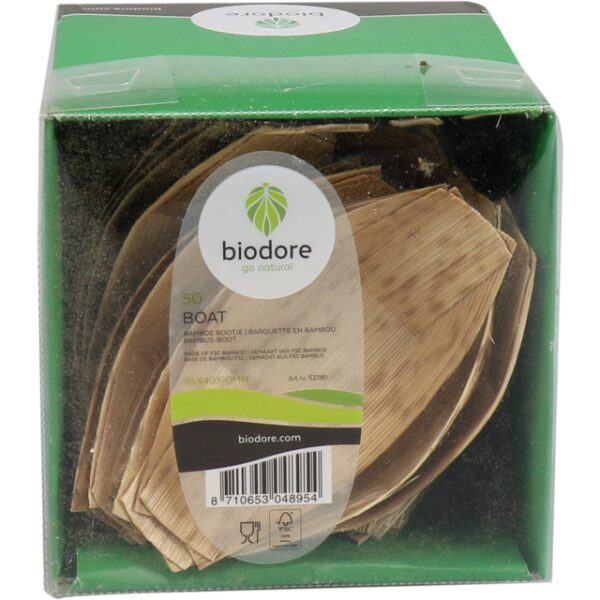 Biodore® Amuse, Bamboe, Bootje, 10mm, 85mm, 40mm, naturel | HOFI Totaal | DEPA 52118101